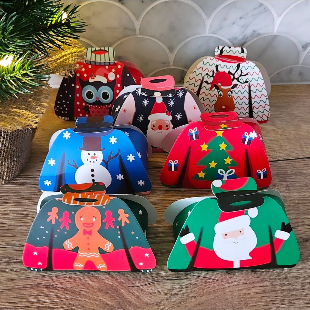 Christmas sweater gift box