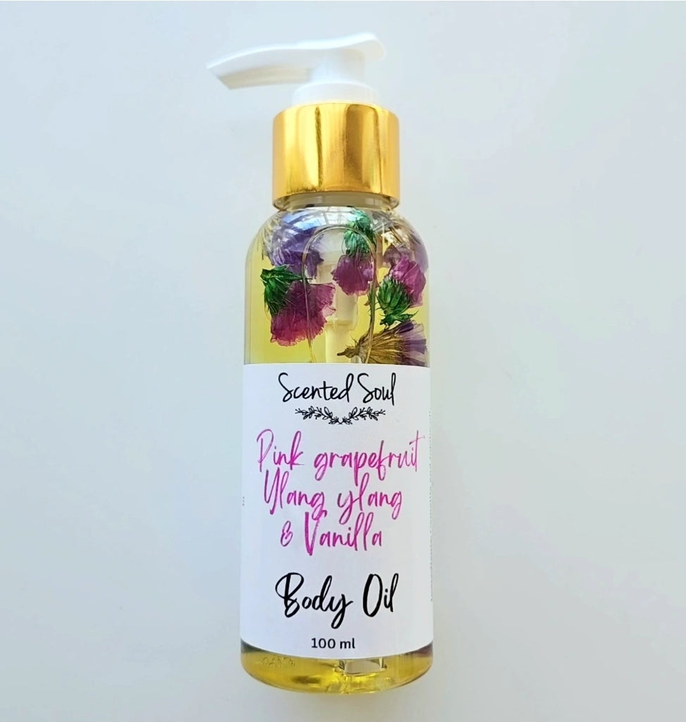 Pink Grapefruit, Ylang ylang & Vanilla Body oil