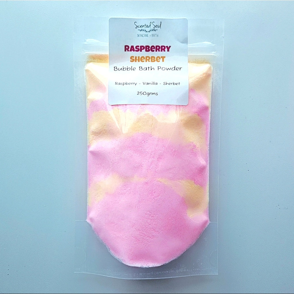 Raspberry Sherbet Bubble bath Powder