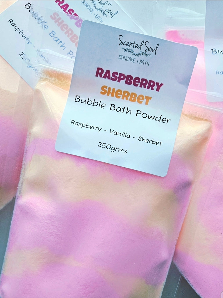 Raspberry Sherbet Bubble bath Powder